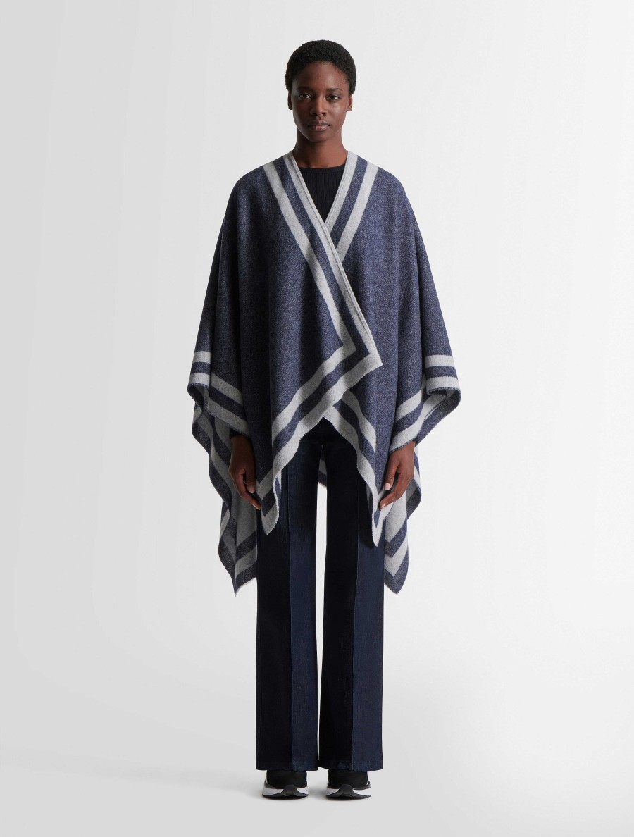 Women Fusalp Accessories | Jacquard Poncho