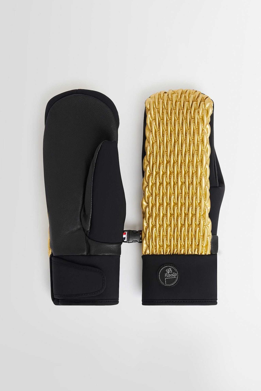 Women Fusalp Accessories | Gold Mitten Mittens